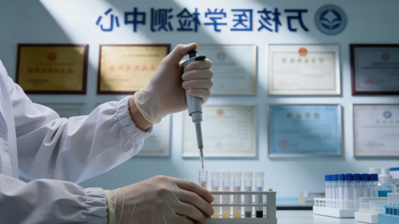 一家人围坐讨论基因检测报告,表情各异