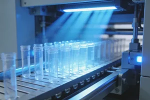 患者家属整理病历资料的特写