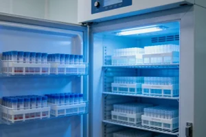 医生与患者共同查看基因检测报告