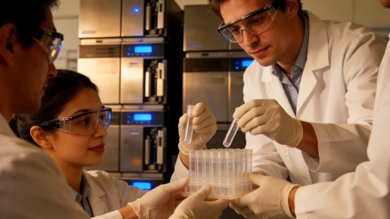 CT引导下经皮肺穿刺活检示意图