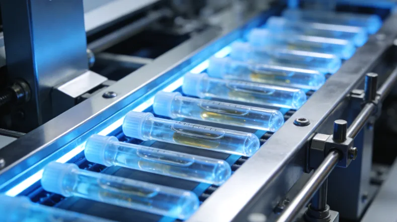 医生与患者家属讨论基因检测报告