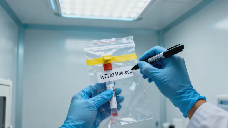 血液样本采集示意图