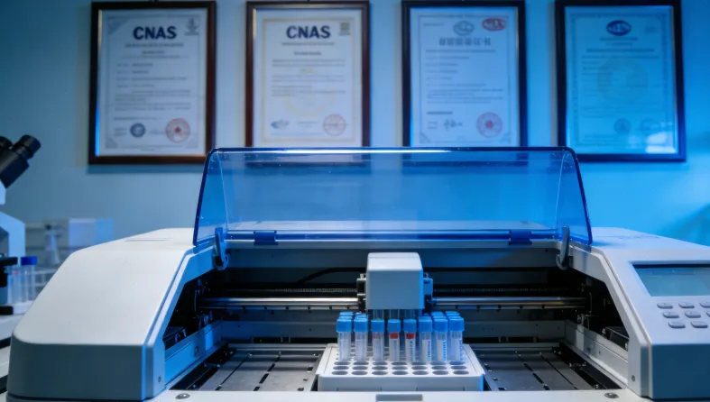 装有生物样本的专用冷链运输箱特写