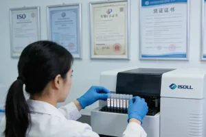 显微镜下的白血病细胞与基因序列对比图