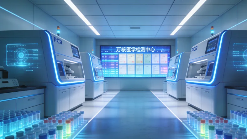 专业遗传咨询师在诊室内与患者面对面交流，桌上有家族谱系图。