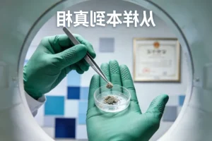 医生与患者共同查看基因检测报告