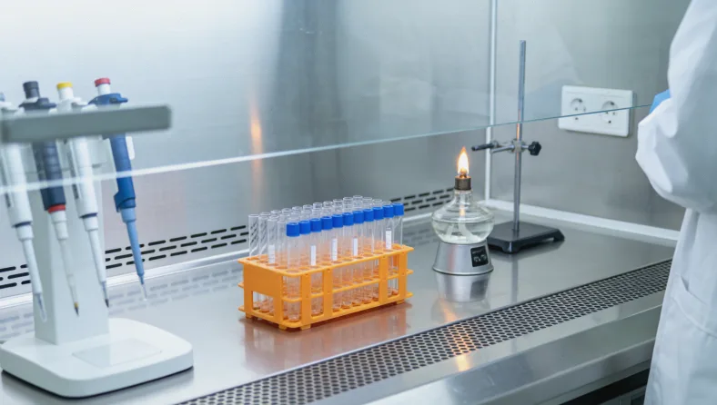 显微镜下的儿童罕见肉瘤病理切片图像