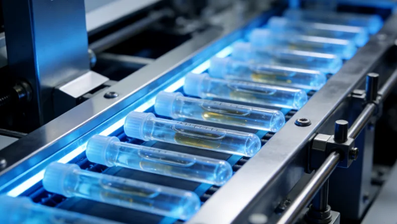 基因检测报告与放疗计划图并列示意