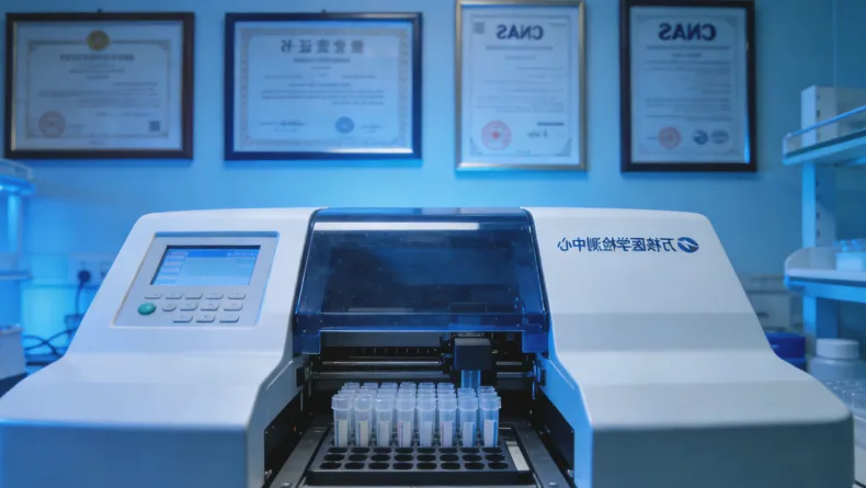 医生与老年患者亲切交谈的诊室场景