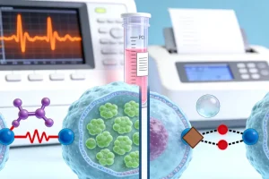 医生与乙肝携带者患者沟通病情示意图