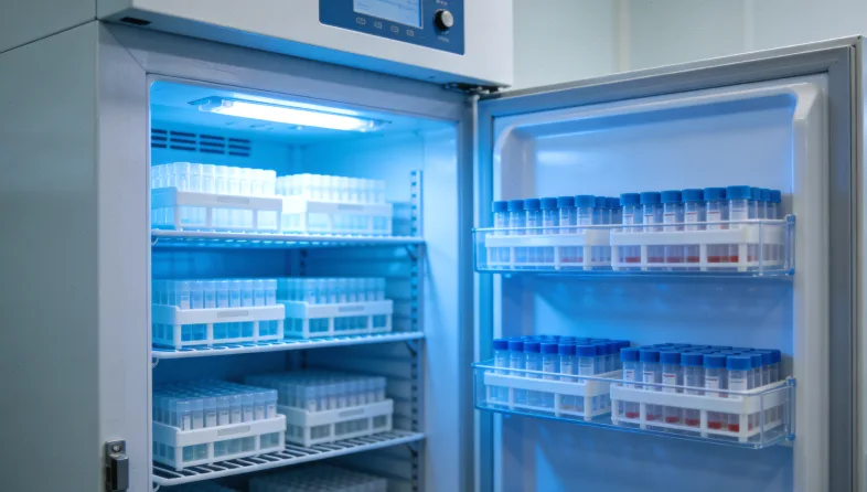 医生对比基因报告与过敏病历的沉思场景