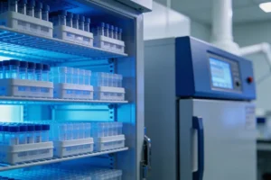 家属与医生共同查看基因检测报告