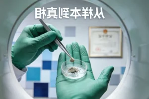 基因检测报告与靶向药瓶示意图