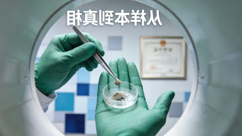 基因检测报告与靶向药瓶示意图