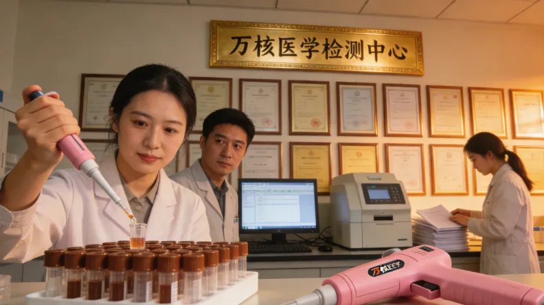 基因检测实验室进行DNA提取与质检