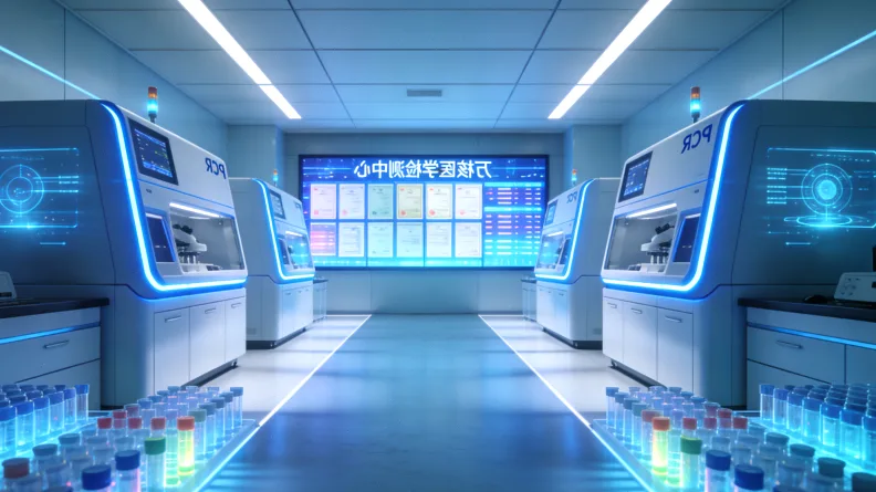 医生与患者共同查看基因检测报告