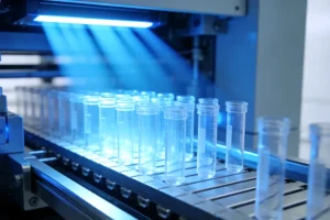 肺腺癌与小细胞肺癌病理切片对比示意图