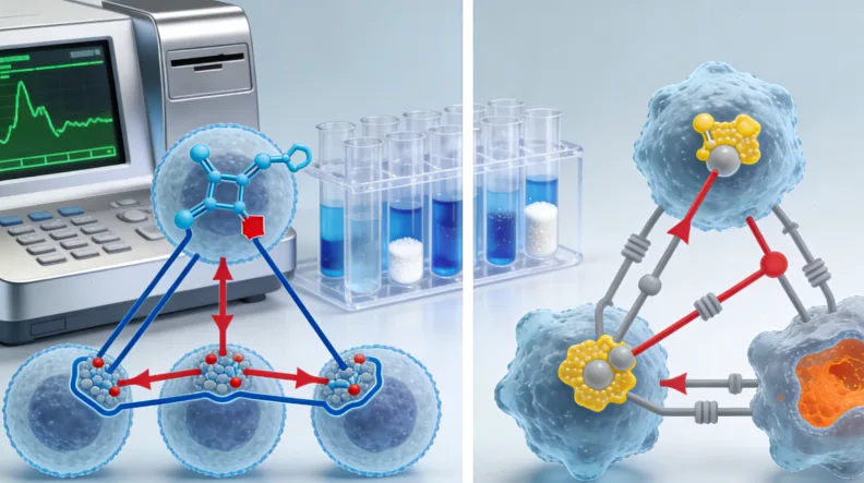 对比吸烟肺与非吸烟肺的病理示意图