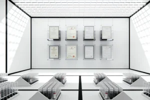 医生与患者共同查看基因检测报告