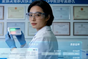 严重肺气肿与正常肺组织的CT对比示意图