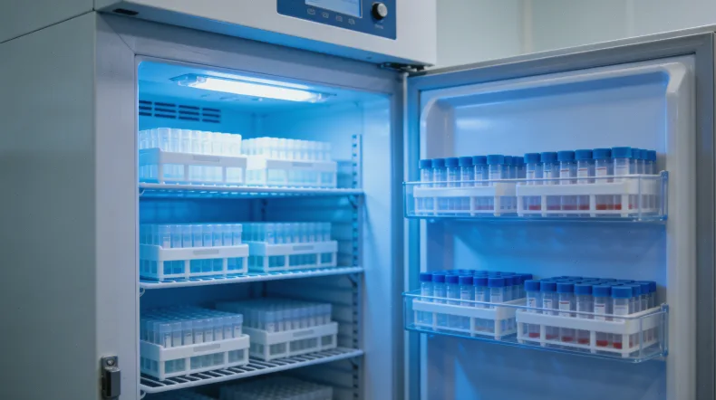 CT引导下肺穿刺活检操作场景图