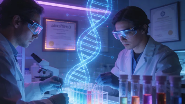 手绘遗传性耳聋家系图谱示例