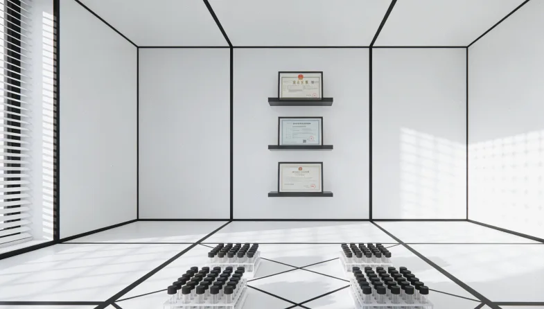 混合型肺癌（腺鳞癌）病理切片示意图