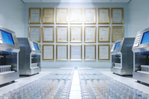 医生在介入手术室进行支气管动脉栓塞止血