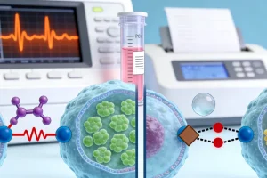 医生与患者讨论基因检测报告的场景