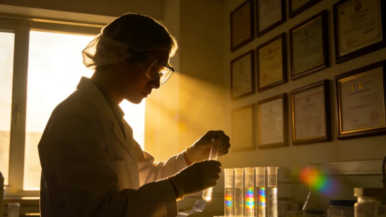 医生与患者沟通基因检测报告示意图