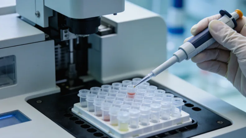 患者与医生共同查看基因检测报告