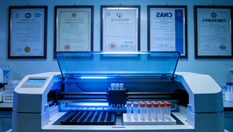 患者与医生共同查看基因检测报告