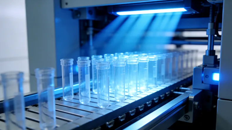 医生与患者查看基因检测报告示意图