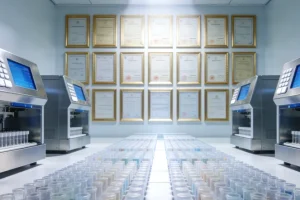 患者向医生展示多种降压药药盒