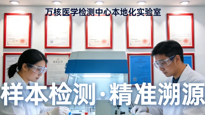 医生与患者共同查看基因检测报告示意图