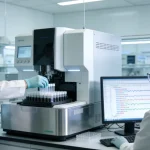 肺癌组织活检穿刺示意图