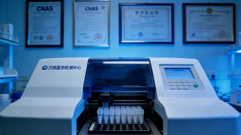 医生与患者共同查看基因检测报告并讨论