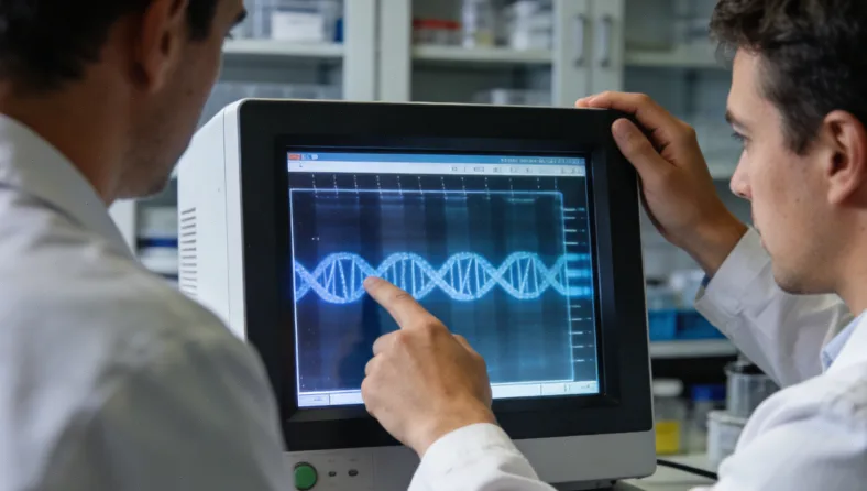 药品说明书与基因检测报告并列对比图