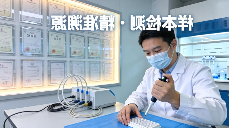 一位中年男性患者手持基因检测报告，面露疑惑