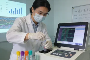 基因检测采样示意图