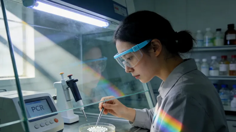 静脉采血进行基因检测示意图