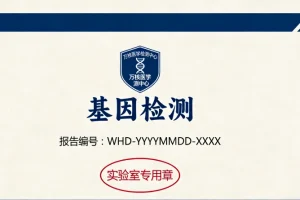 医生与患者共同查看基因检测报告