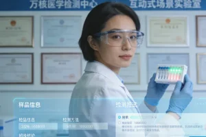 孕妇面对药瓶陷入沉思的示意图