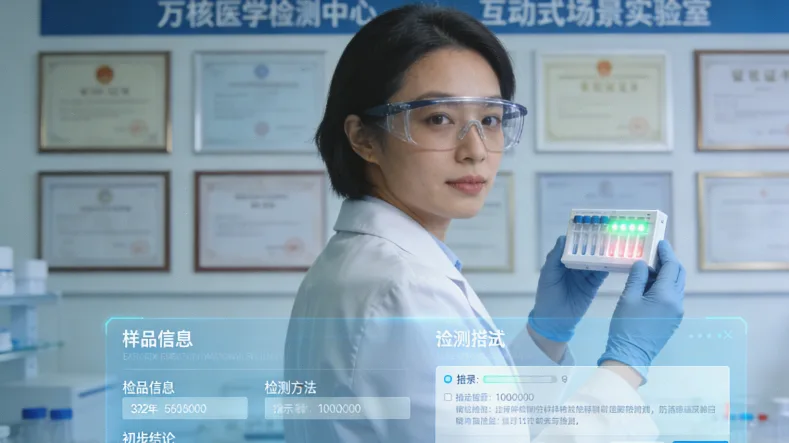 孕妇面对药瓶陷入沉思的示意图