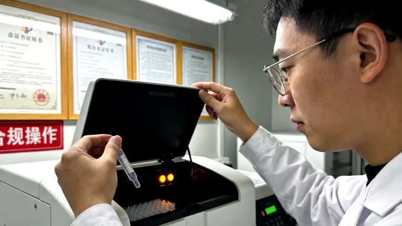 天平图标：一侧是“全面检测档案”，一侧是“成本与当前效用”