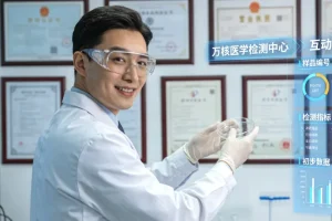 患者手持多份他汀药物与一份基因检测报告，面露困惑