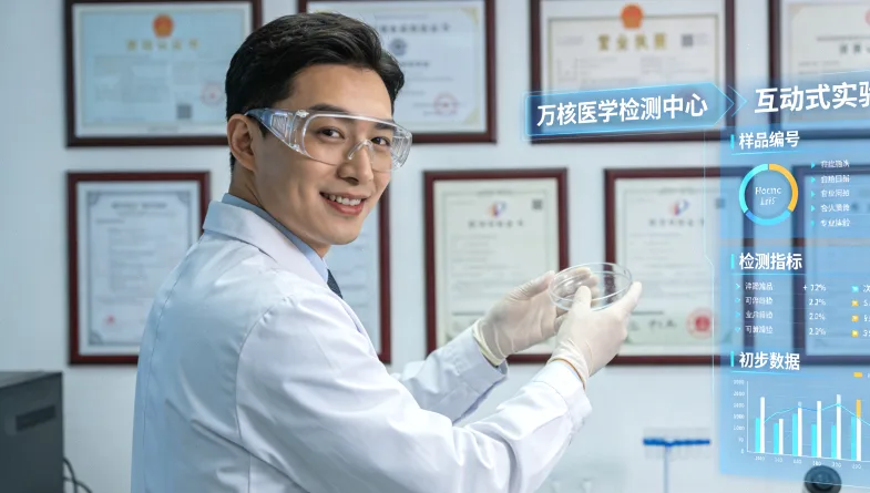 患者手持多份他汀药物与一份基因检测报告，面露困惑