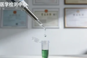 孕妇思考叶酸补充问题的示意图