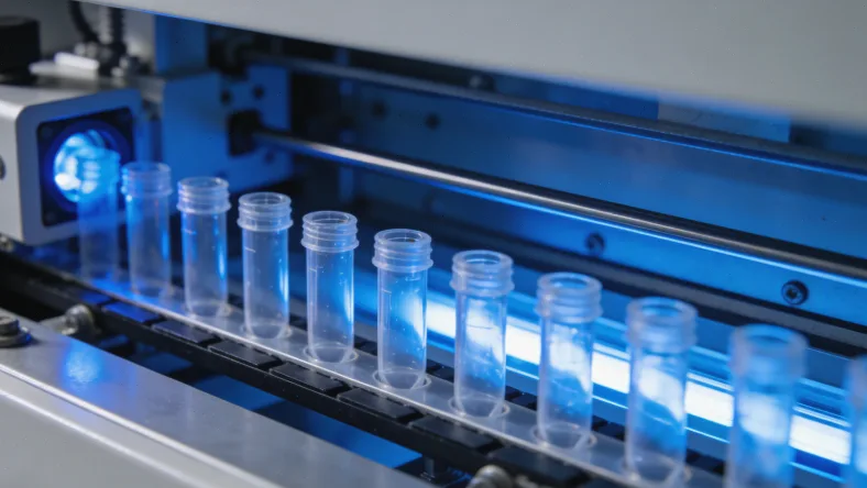 一位女性正在查看基因检测报告，表情关切