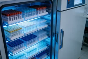 健康精子与DNA碎片化精子对比示意图